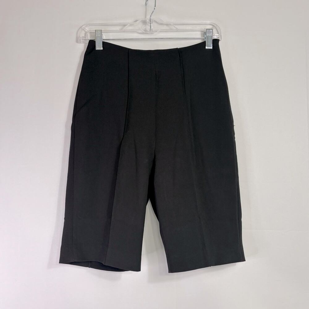 NWT Friend of Audrey Black Tailored Bike Shorts Shorts Size 8 VV0939